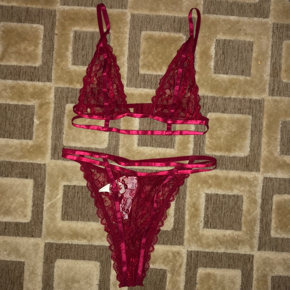 💖💖Lace bralette and panty set